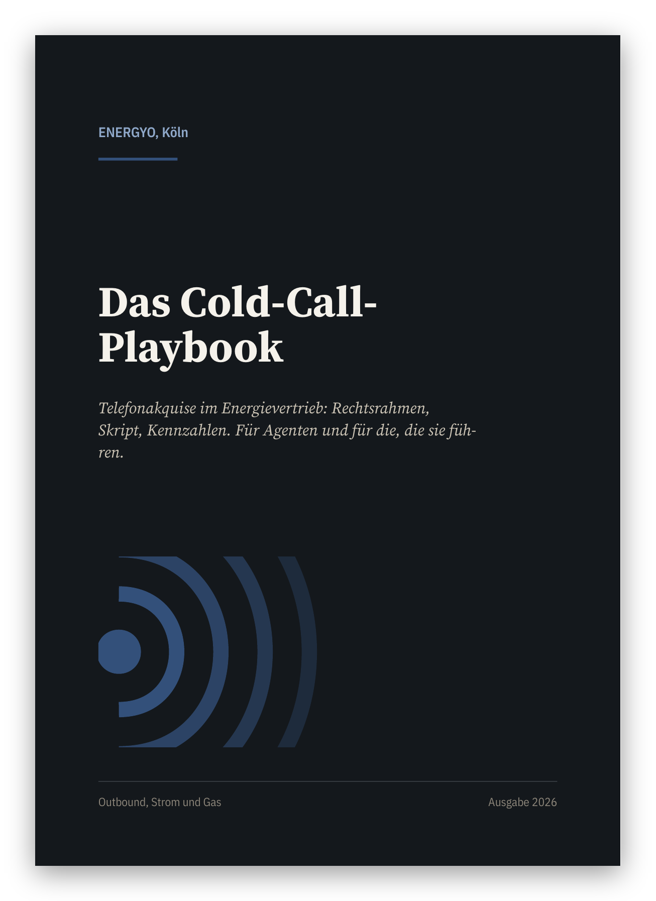 Cover: Das Cold-Call-Playbook