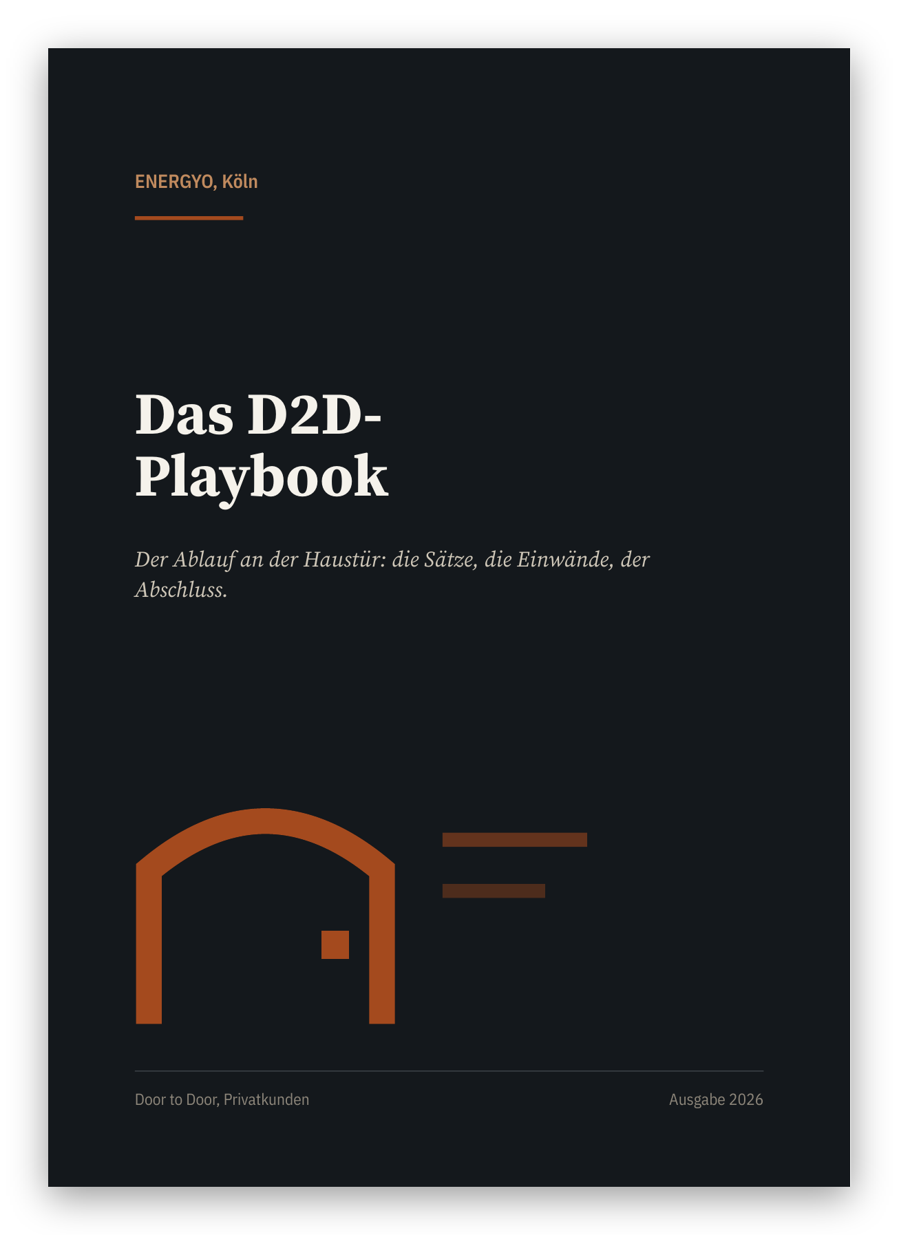 Cover: Das D2D-Playbook